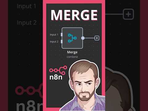 Thumbnail for n8n Tutorial: How to Use Merge with n8n #aiautomation #automation #n8n by Ahmad | AI Automation