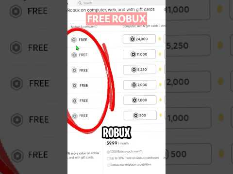 Thumbnail for EASY TO GET FREE ROBUX ON ROBLOX (NEW GLITCH) #roblox by GHood