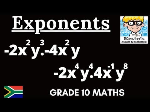 Thumbnail for Exponents Grade 10: Addition Rule by Kevinmathscience