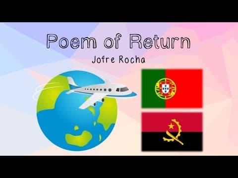 Thumbnail for Grade 12 Poetry: 'Poem of Return' by Jofre Rocha by English is Love