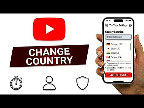 Thumbnail for How To Change YouTube Country by SpaceApp