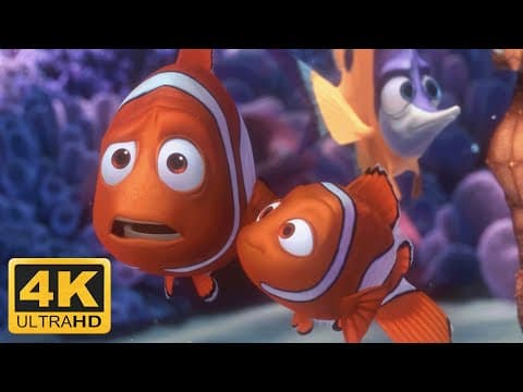 Thumbnail for Finding Nemo (2003) Nemos First Day at School, Nemo goes to School (Remastered 4K 60FPS) by Remastered by Ron