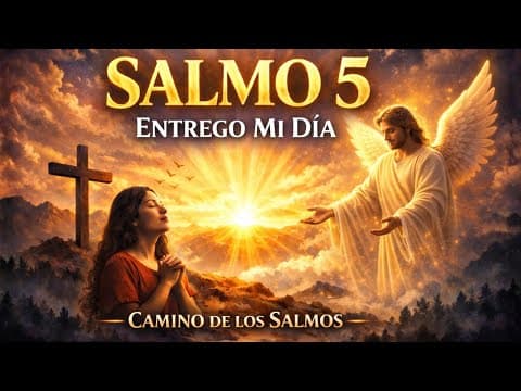 Thumbnail for 🛡️ SALMO 5 — ORACIÓN DE LA MAÑANA PARA ENTREGAR EL DÍA A DIOS HOY | Camino de los Salmos by Camino de los Salmos