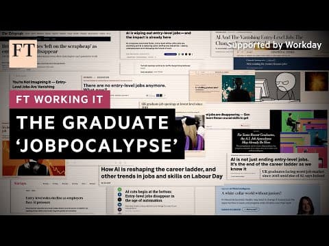 Thumbnail for The graduate 'jobpocalypse': Where have all the entry-level jobs gone? | FT Working It by Financial Times