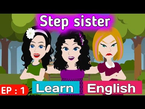 Thumbnail for Step sister part 1 | English story | Learn English | Animated stories | Sunshine English stories by Sunshine English