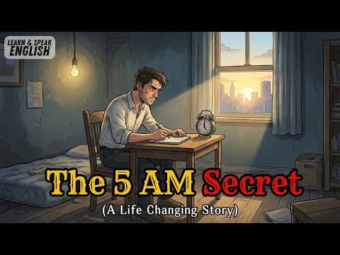 Thumbnail for The Power of 5 AM | How Waking Up Early Changed a Poor Man's Destiny Forever by Motivational Tales