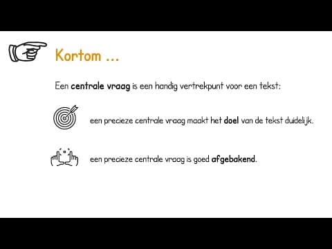 Thumbnail for Hoe begin je aan een academische tekst? by Pauline Vandenbussche