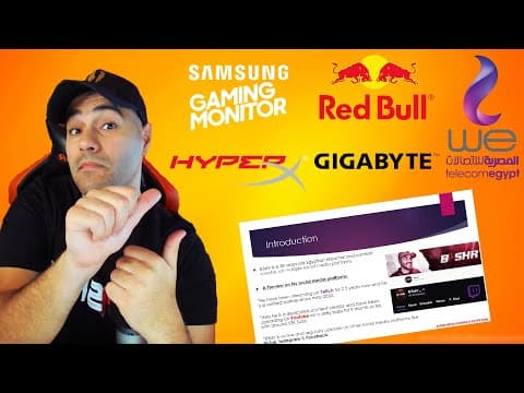 Thumbnail for ازاي يكون عندك سبونسور !؟ | How to get sponsors by B3shr