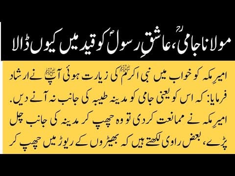 Thumbnail for Maulana Jami Ka Aimanafroz Waqia |Tanam Farsooda Jan Para With Urdu Translation |Sabri Mian Official by Sabri Mian Official