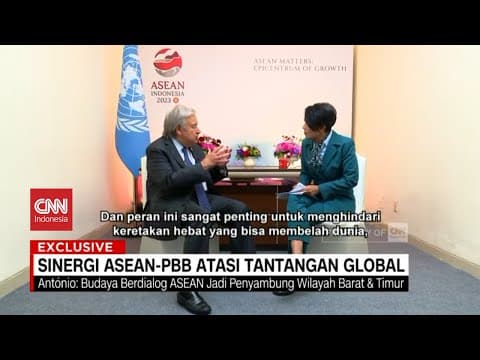 Thumbnail for EKSKLUSIF! Sinergi ASEAN-PBB Atasi Tantangan Global by CNN Indonesia