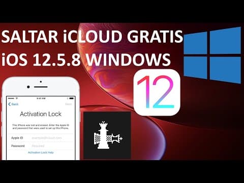 Thumbnail for Saltar iCloud GRATIS con JailBreak en iOS 12.5.8 con Windows by FMBHD
