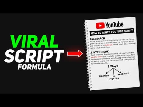 Thumbnail for Write YouTube Script Like This & Get 2X Watch Time! 😏 by DecodingYT