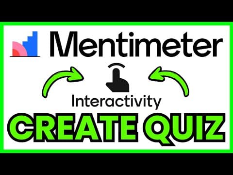 Thumbnail for How To CREATE Interactive Mentimeter Quiz (FULL GUIDE) 2026 by InstantHowTo