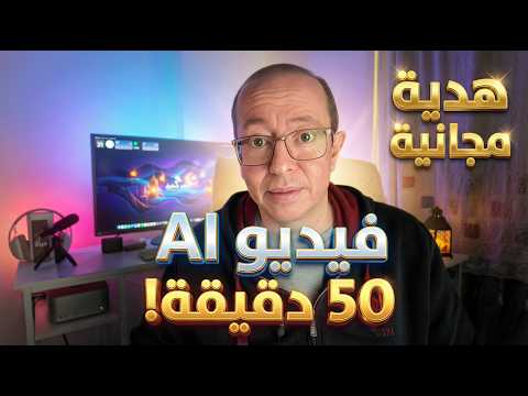 Thumbnail for اصنع فيديو ذكاء اصطناعي 50 دقيقة بضغطة زر واحدة! (أقوى أداة ذكاء اصطناعي) by Ahmed Shaffik - أحمد شفيق