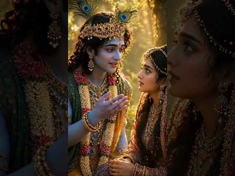 Thumbnail for “श्री कृष्ण के मोरपंख का रहस्य 😲 मोरपंख में बसा राधा का नाम 🌸" by Saatvik Shiksha