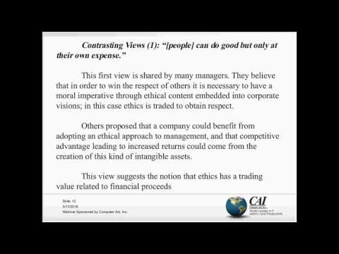 Thumbnail for Ethics and Governance in Project Management by The Great IT Professional