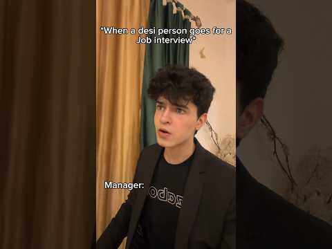 Thumbnail for Pov when a Desi person goes for a job interview #shorts by HAIDER ASAD