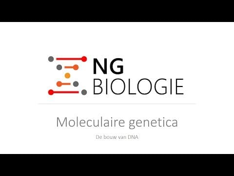 Thumbnail for Moleculaire genetica - de bouw van DNA - HAVO/VWO by NGbiologie
