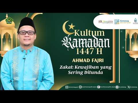 Thumbnail for Kultum Ramadhan 1447 H/2026 | Zakat: Kewajiban yang Sering Ditunda by Kanwil Kemenag DKI Jakarta