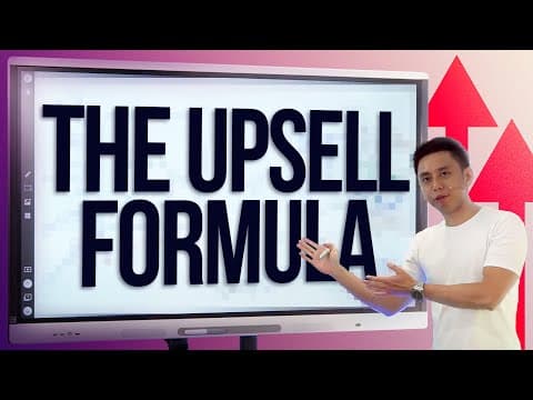 Thumbnail for How to Create the Perfect Upsell (An Offer They Cannot Refuse) by Peng Joon