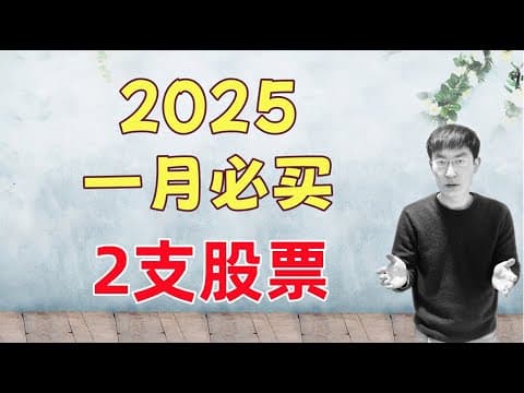 Thumbnail for 2025 一月必买2支股票! by 老李玩钱
