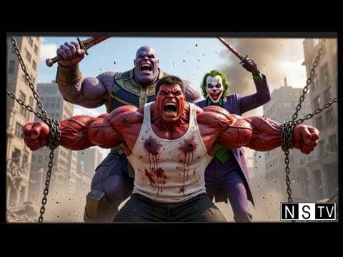Thumbnail for Hulk, joker और Thanos | Full Battle Fight| #hulk #aivideo #ai #hulkshorts by Nimrat smile tv