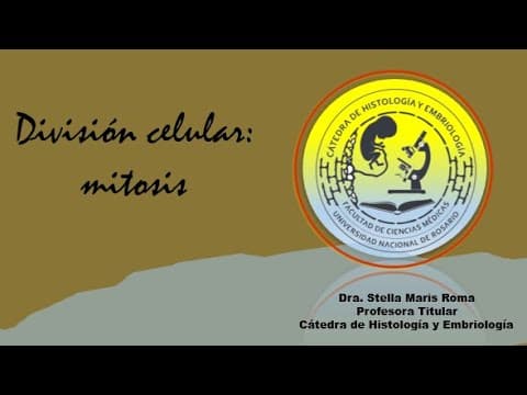 Thumbnail for División celular by HISTOLOGÍA, EMBRIOLOGÍA Y GENÉTICA HUMANAS