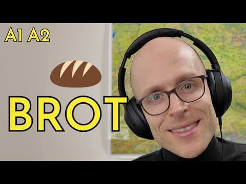 Thumbnail for Slow German – Easy Listening (A1–A2) | Brot by Learn German With Falk