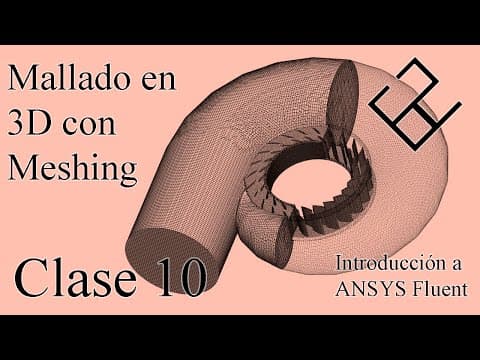 Thumbnail for Introducción a ANSYS Fluent Clase 10 – Creación de mallas en 3D con Meshing by Enrique Jardon