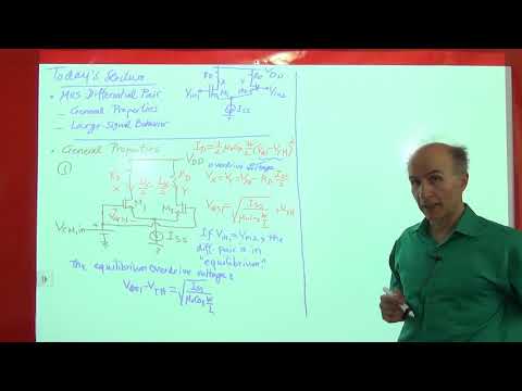 Thumbnail for Razavi Electronics2 Lec12: Large-Signal Analysis of MOS Differential Pair by Behzad Razavi (Long Kong)