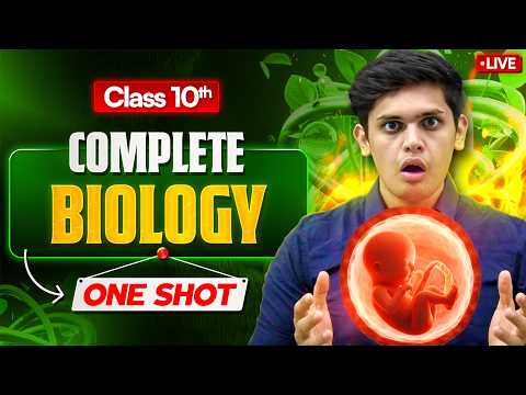 Thumbnail for Class 10th Science - Complete Biology in One Shot🔥| Prashant Kirad by Mission JEET