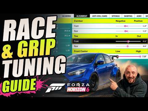 Thumbnail for Forza Horizon 6 BEST Race Tune Guide – How To Make Any Car Faster by CRILLA18