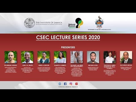 Thumbnail for CSEC HISTORY LECTURES 2020- Dr Renee Nelson by History UWIMona
