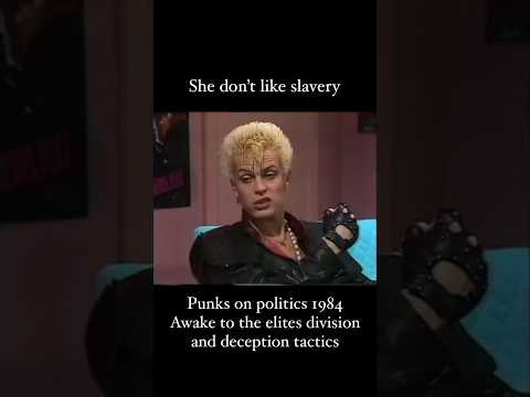 Thumbnail for Punks on politics 1984 | Billy Idol Interview by ATX GYM