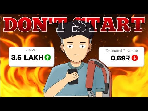 Thumbnail for Don't Start Animation Channel || Until You Know This // Earning Reveal by Op Animation