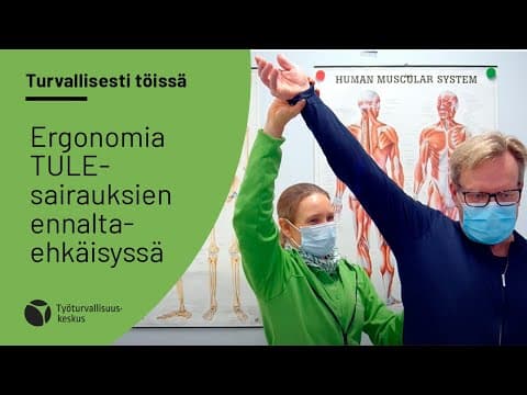 Thumbnail for Ergonomia tuki- ja liikuntaelinsairauksien ennaltaehkäisyssä by Työturvallisuuskeskus
