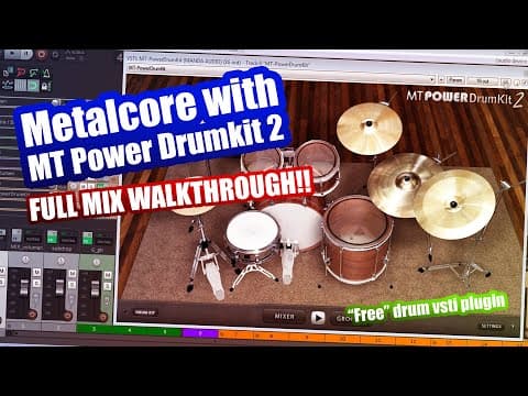 Thumbnail for MT Power Drumkit 2 Djent/Metalcore Full Mix walkthrough by Yhec Stuff