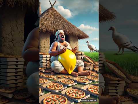 Thumbnail for Hungry farmer eats all his chickens' eggs to make an omelette 😭 #ai #pigeon #hen #sandwich by moon hindi animation
