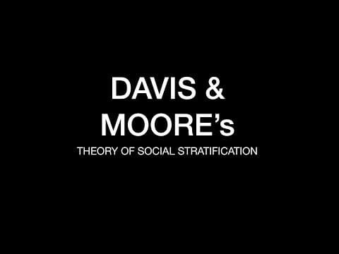 Thumbnail for Sociology for UPSC : DAVIS AND MOORE's THEORY OF STRATIFICATION - Chapter 5 - Paper 1 - Lecture 9 by Sleepy Classes IAS