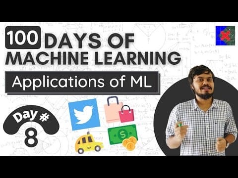 Thumbnail for Application of Machine Learning | Real Life Machine Learning Applications by CampusX
