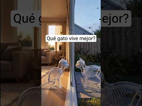 Thumbnail for Qué gato vive mejor? #curiosidades #quepasariasi by Vet&Zoo en 3D
