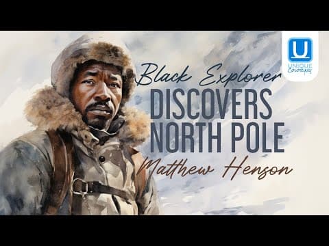 Thumbnail for Black Explorer Discovers North Pole: Matthew Henson | Black History Explainer (Unique Coloring) by Unique Coloring