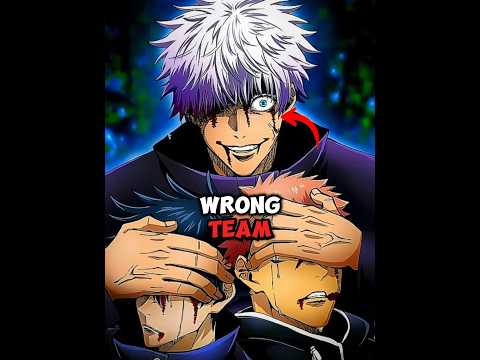Thumbnail for He is In Wrong Team ЁЯШз | #anime #shorts #gojo #jujutsukaisen by INFINITE MV7