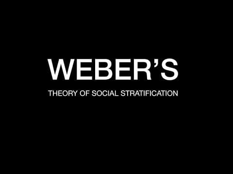 Thumbnail for Sociology for UPSC : WEBER's THEORY OF STRATIFICATION - Chapter 5 - Paper 1 - Lecture 12 by Sleepy Classes IAS
