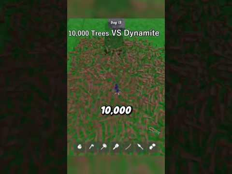 Thumbnail for 10,000 trees🌳 VS Dynamite🧨 #99nightintheforest by FootyFlip
