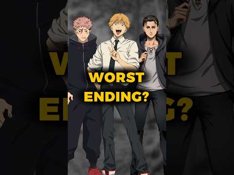Thumbnail for Which Manga Has The WORST Ending? #anime #jujutsukaisen #atackontitans #chainsawman #manga by AniPunch