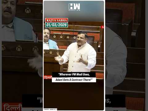 Thumbnail for #Shorts | "Wherever PM Modi Goes, Adani Gets A Contract There!": AAP MP Sanjay Singh | Rajya Sabha by HW News English