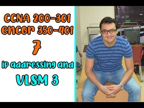 Thumbnail for CCNA 200-301 and Encor..IP addressing and VLSM 3..Ahmed Nazmy 7 by Ahmed Nazmy