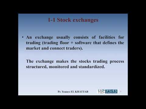 Thumbnail for Prof EL KHATTAB - The elements of stock market (1) - Financial markets microstructure by professeur elkhattab