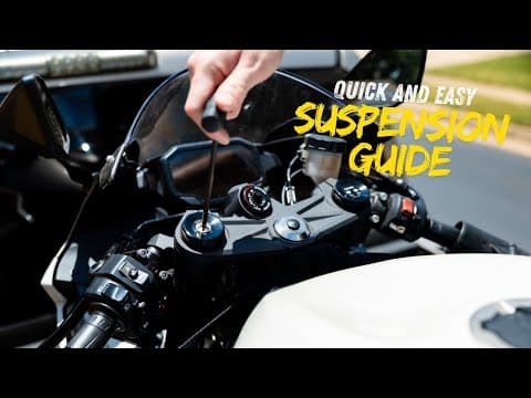 Thumbnail for ZX6R EASY Suspension Setup by DriveCast